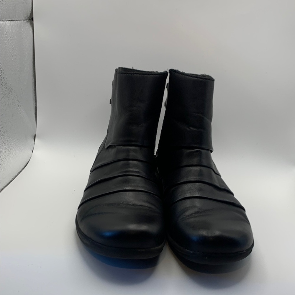 Clarks Black Ankle Boots